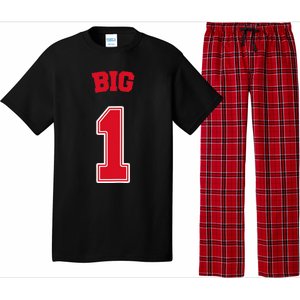 Football Big Little Sorority Reveal Big Sister Pajama Set