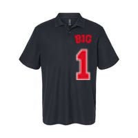 Football Big Little Sorority Reveal Big Sister Softstyle Adult Sport Polo