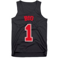 Football Big Little Sorority Reveal Big Sister Tank Top