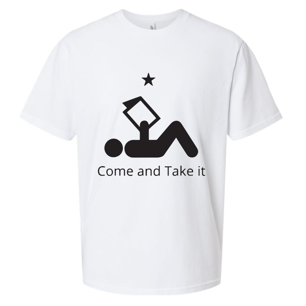Funny Books Lovers Quote Come And Take It Sueded Cloud Jersey T-Shirt