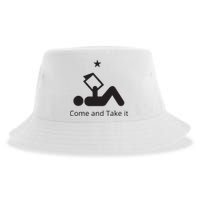 Funny Books Lovers Quote Come And Take It Sustainable Bucket Hat
