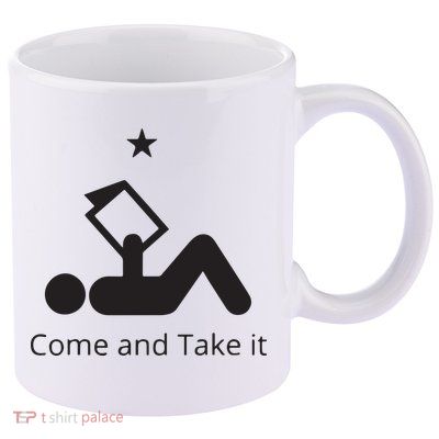 Funny Books Lovers Quote Come And Take It 11oz C Handle Ceramic Mug
