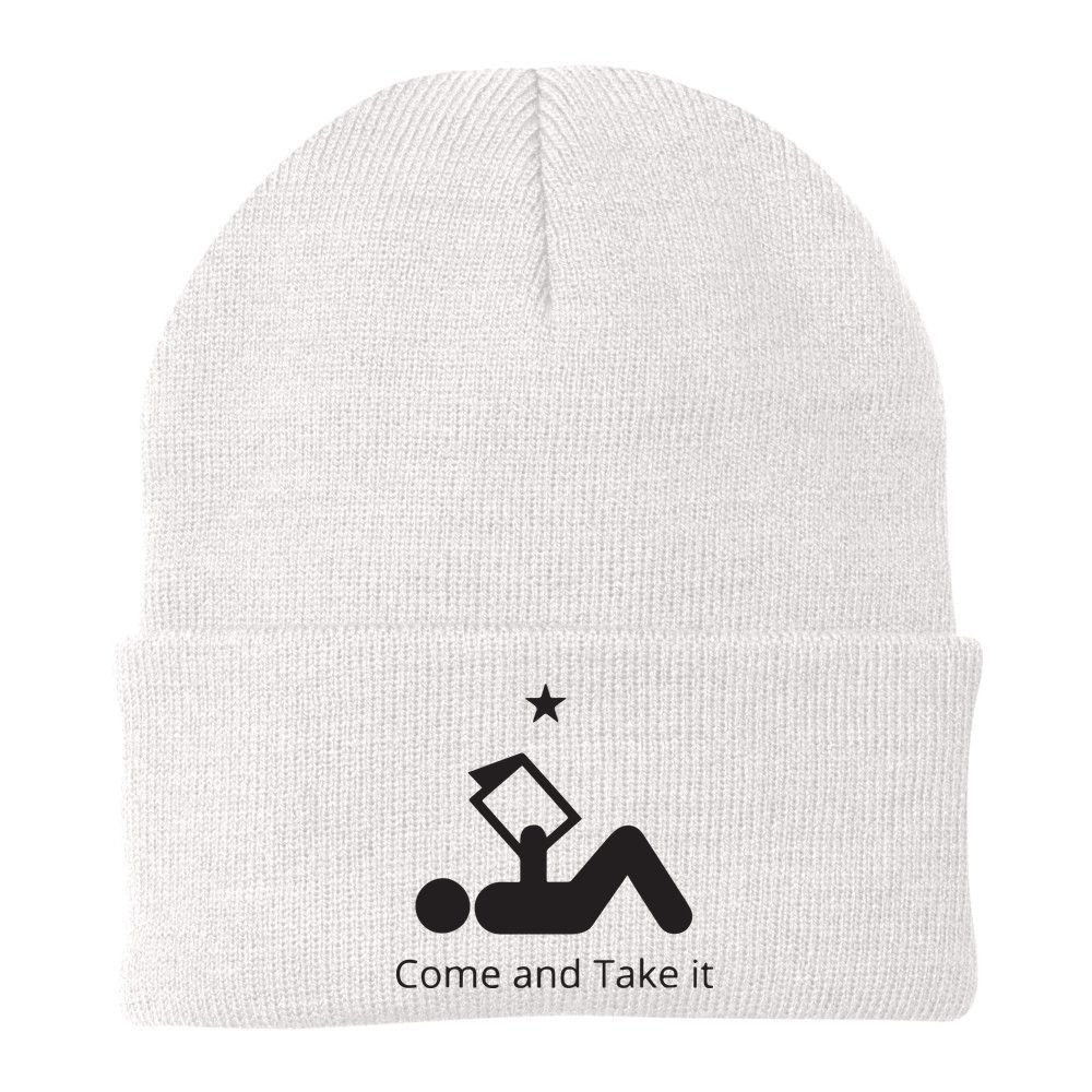 Funny Books Lovers Quote Come And Take It Beanie