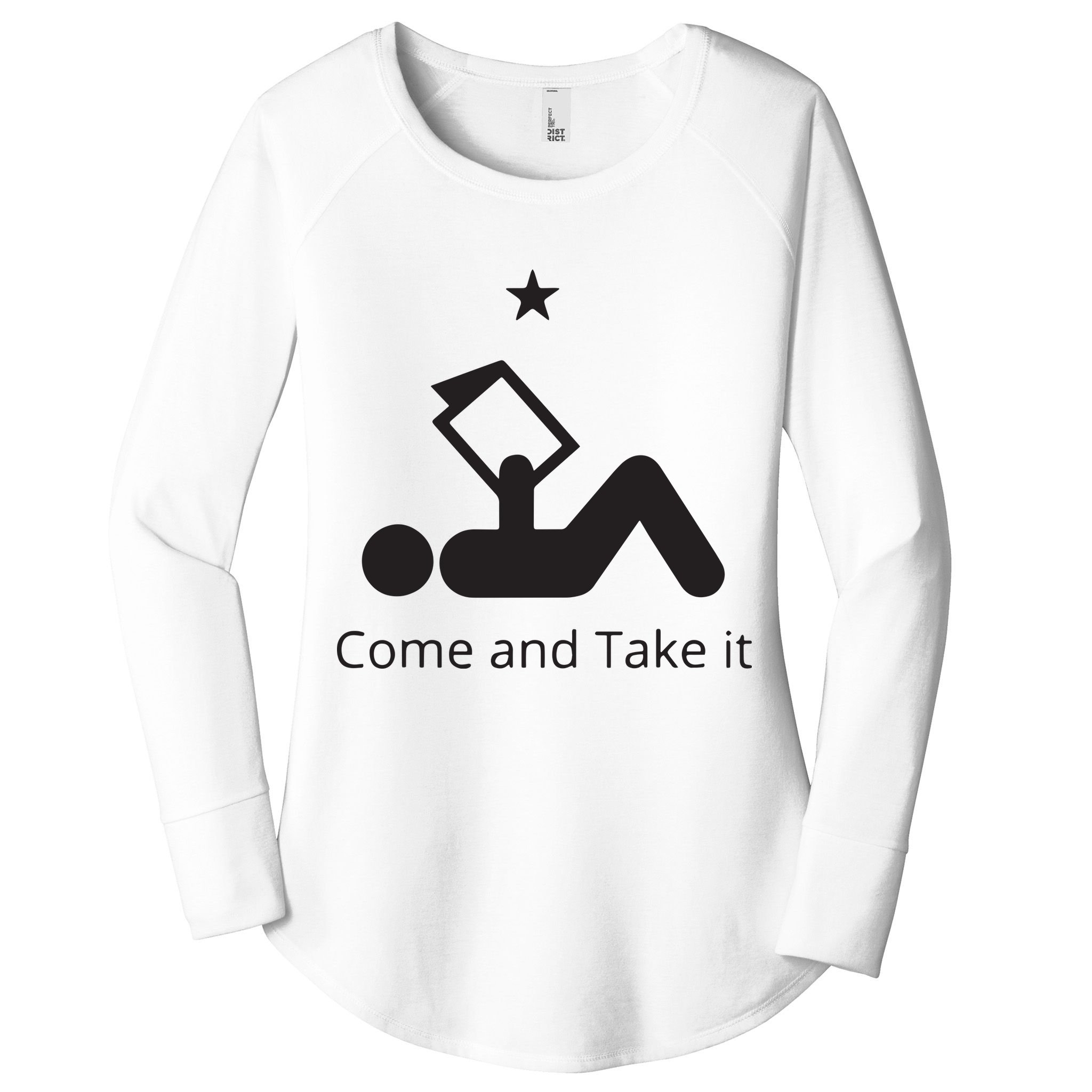 Funny Books Lovers Quote Come And Take It Women's Perfect Tri Tunic Long Sleeve Shirt