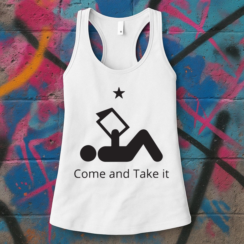 Funny Books Lovers Quote Come And Take It Womens Tank Top