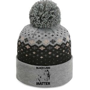 Funny Black Labs Matter Labrador Lab Men Women The Baniff Cuffed Pom Beanie