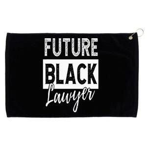 Future Black Lawyer Justice Law School Student Attorney Grommeted Golf Towel