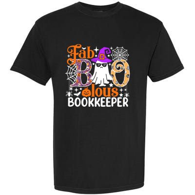 Fab Boo Lous Bookkeeper Funny Halloween Costume Garment-Dyed Heavyweight T-Shirt