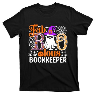 Fab Boo Lous Bookkeeper Funny Halloween Costume T-Shirt