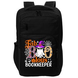 Fab Boo Lous Bookkeeper Funny Halloween Costume Impact Tech Backpack