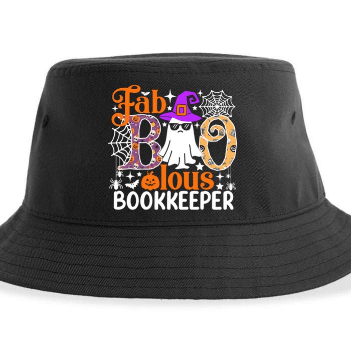 Fab Boo Lous Bookkeeper Funny Halloween Costume Sustainable Bucket Hat