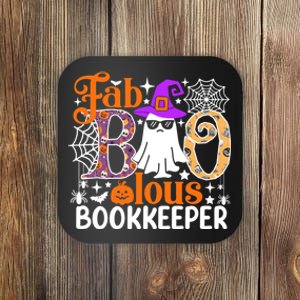 Fab Boo Lous Bookkeeper Funny Halloween Costume Coaster