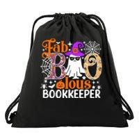 Fab Boo Lous Bookkeeper Funny Halloween Costume Drawstring Bag