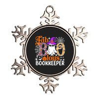 Fab Boo Lous Bookkeeper Funny Halloween Costume Metallic Star Ornament