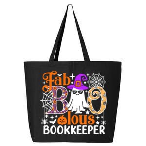 Fab Boo Lous Bookkeeper Funny Halloween Costume 25L Jumbo Tote