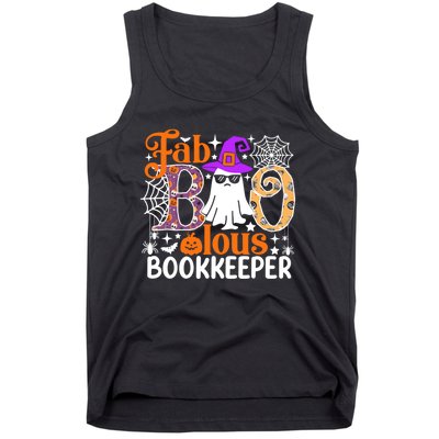 Fab Boo Lous Bookkeeper Funny Halloween Costume Tank Top