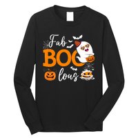 Fab Boo Lous Cute Ghost Halloween Long Sleeve Shirt