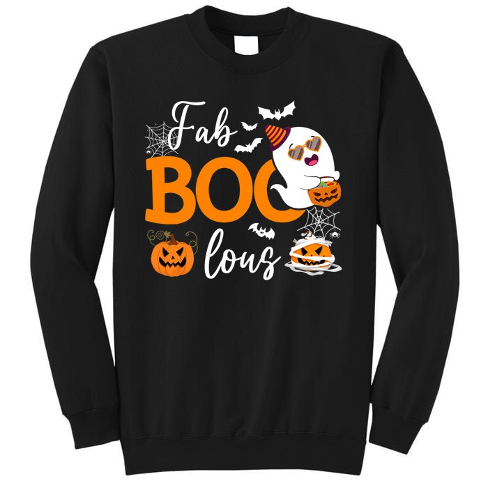 Fab Boo Lous Cute Ghost Halloween Sweatshirt