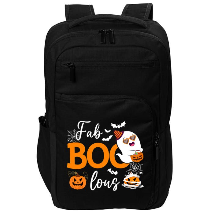 Fab Boo Lous Cute Ghost Halloween Impact Tech Backpack