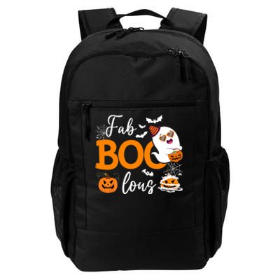 Fab Boo Lous Cute Ghost Halloween Daily Commute Backpack