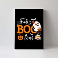 Fab Boo Lous Cute Ghost Halloween Canvas