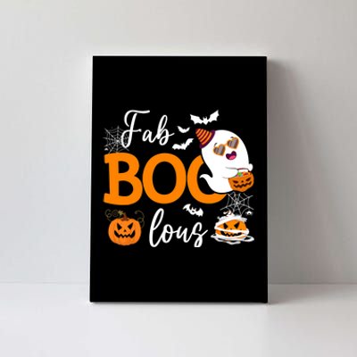 Fab Boo Lous Cute Ghost Halloween Canvas