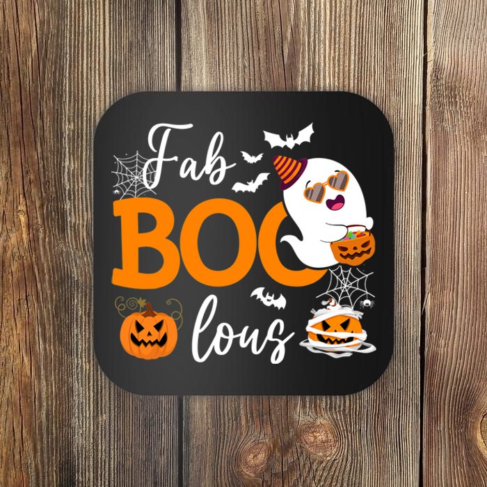 Fab Boo Lous Cute Ghost Halloween Coaster