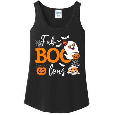 Fab Boo Lous Cute Ghost Halloween Ladies Essential Tank