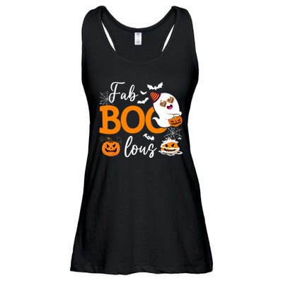 Fab Boo Lous Cute Ghost Halloween Ladies Essential Flowy Tank