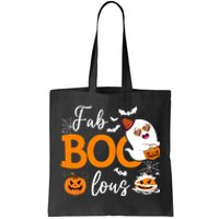 Fab Boo Lous Cute Ghost Halloween Tote Bag