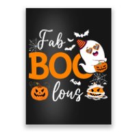 Fab Boo Lous Cute Ghost Halloween Poster