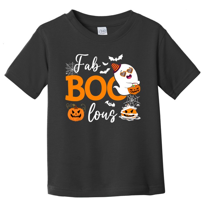 Fab Boo Lous Cute Ghost Halloween Toddler T-Shirt