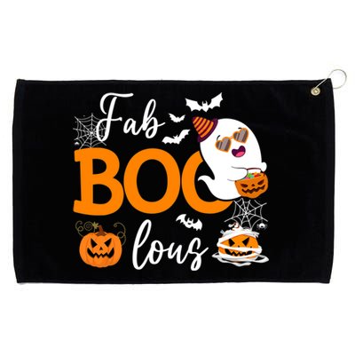 Fab Boo Lous Cute Ghost Halloween Grommeted Golf Towel