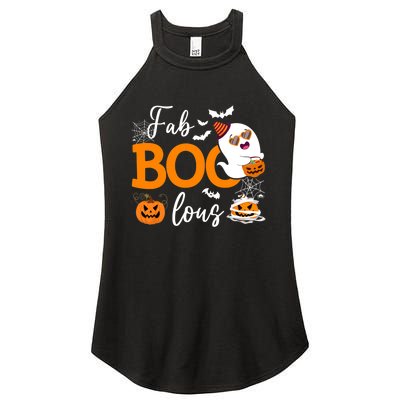 Fab Boo Lous Cute Ghost Halloween Women's Perfect Tri Rocker Tank