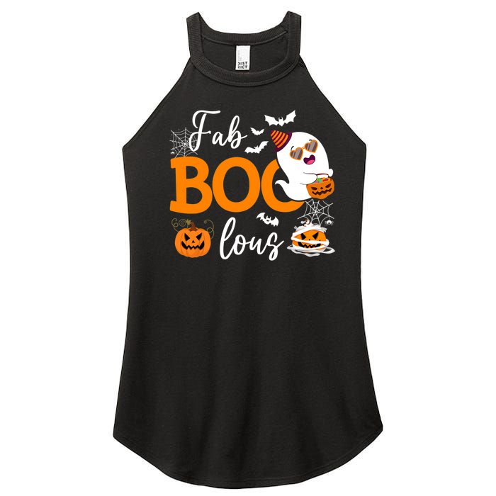 Fab Boo Lous Cute Ghost Halloween Women's Perfect Tri Rocker Tank