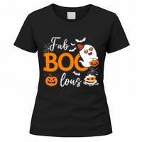 Fab Boo Lous Cute Ghost Halloween Women's T-Shirt