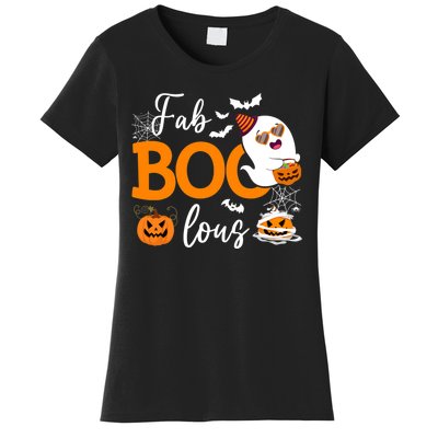 Fab Boo Lous Cute Ghost Halloween Women's T-Shirt