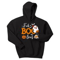 Fab Boo Lous Cute Ghost Halloween Kids Hoodie