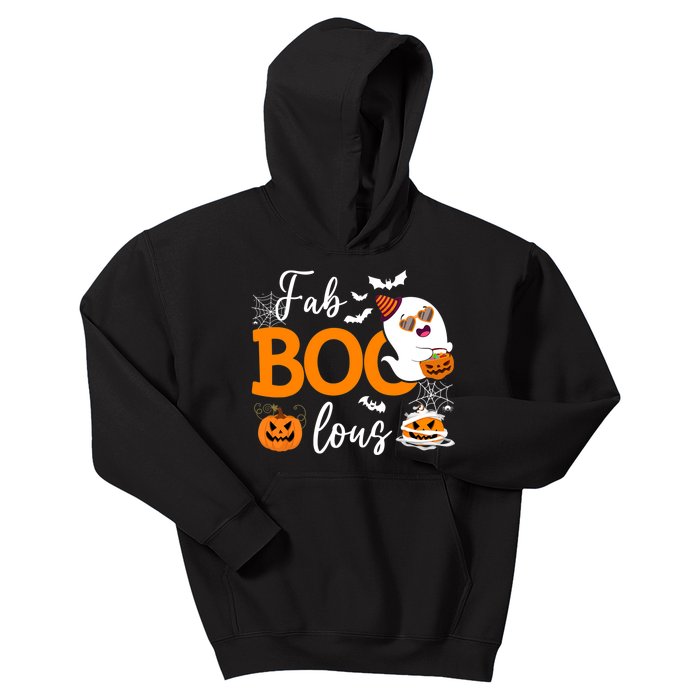 Fab Boo Lous Cute Ghost Halloween Kids Hoodie