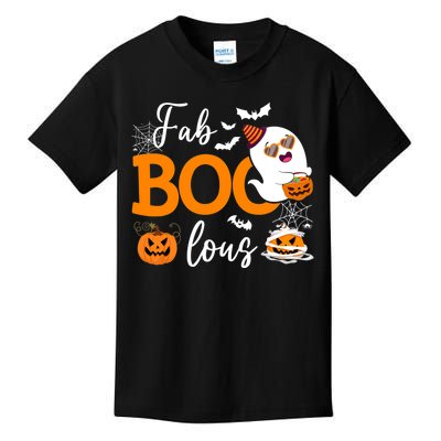 Fab Boo Lous Cute Ghost Halloween Kids T-Shirt