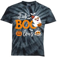 Fab Boo Lous Cute Ghost Halloween Kids Tie-Dye T-Shirt