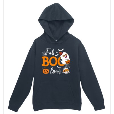 Fab Boo Lous Cute Ghost Halloween Urban Pullover Hoodie