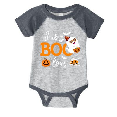 Fab Boo Lous Cute Ghost Halloween Infant Baby Jersey Bodysuit