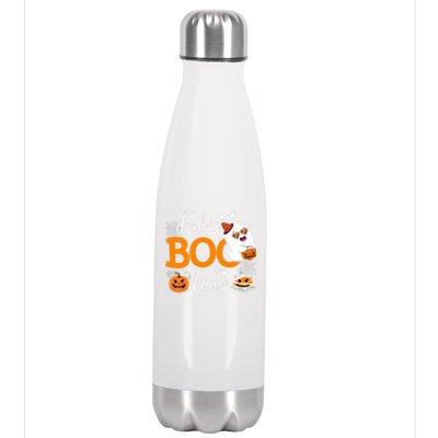 Fab Boo Lous Cute Ghost Halloween Stainless Steel Insulated Water Bottle