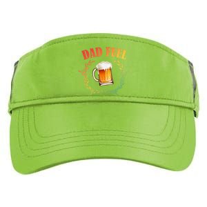 Funny Beer Lover Dad Fuel Adult Drive Performance Visor