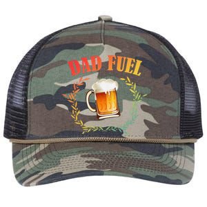 Funny Beer Lover Dad Fuel Retro Rope Trucker Hat Cap