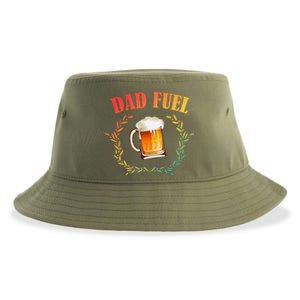 Funny Beer Lover Dad Fuel Sustainable Bucket Hat