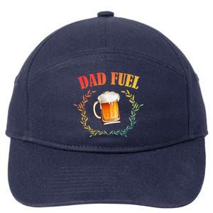 Funny Beer Lover Dad Fuel 7-Panel Snapback Hat