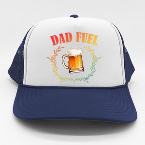 Funny Beer Lover Dad Fuel Trucker Hat