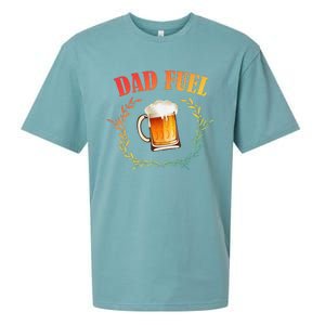 Funny Beer Lover Dad Fuel Sueded Cloud Jersey T-Shirt